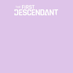 Свитшот хлопковый мужской The first descendant logo, цвет: лаванда — фото 2