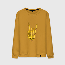 Мужской свитшот Golden skeleton hand