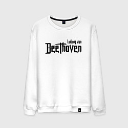 Мужской свитшот Бетховен чёрный