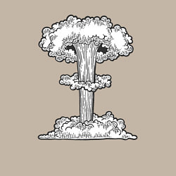 Свитшот хлопковый мужской Boom, цвет: миндальный — фото 2