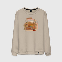 Мужской свитшот Ведьмина служба доставки: Studio Ghibli