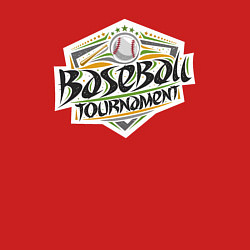 Свитшот хлопковый мужской Бейсбольный турнир, цвет: красный — фото 2