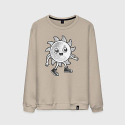 Мужской свитшот Солнечный человечек