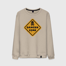 Мужской свитшот Опасная зона