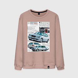 Мужской свитшот Mercedes e-class