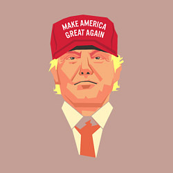 Свитшот хлопковый мужской Trump - America, цвет: пыльно-розовый — фото 2