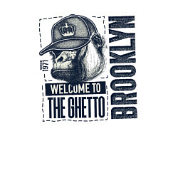 Свитшот хлопковый мужской Welcome to Brooklyn, цвет: белый — фото 2