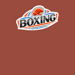 Свитшот хлопковый мужской Boxing team, цвет: кирпичный — фото 2