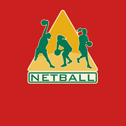 Свитшот хлопковый мужской Netball, цвет: красный — фото 2