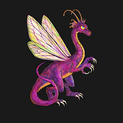 Свитшот хлопковый мужской HOMM3 Faerie Dragon, цвет: черный — фото 2