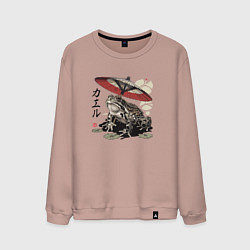 Мужской свитшот Лягушка с зонтом