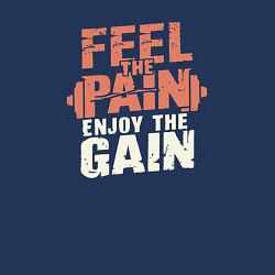 Свитшот хлопковый мужской Спортивная мотивация, цвет: тёмно-синий — фото 2