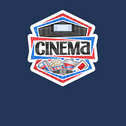 Свитшот хлопковый мужской Кинотеатр, цвет: тёмно-синий — фото 2