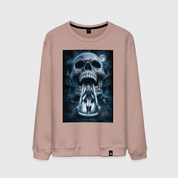 Мужской свитшот Череп-горка