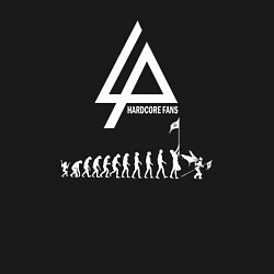 Свитшот хлопковый мужской Linkin Park hardcore fans, цвет: черный — фото 2