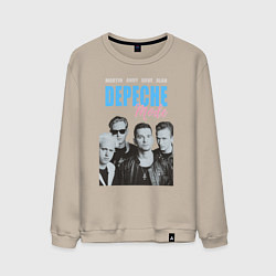 Свитшот хлопковый мужской Depeche Mode Vintage, цвет: миндальный