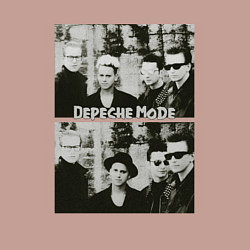 Свитшот хлопковый мужской Depeche Mode2, цвет: пыльно-розовый — фото 2