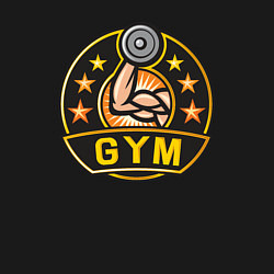 Свитшот хлопковый мужской Gym stars, цвет: черный — фото 2