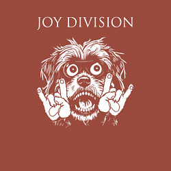 Свитшот хлопковый мужской Joy Division rock dog, цвет: кирпичный — фото 2