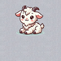 Свитшот хлопковый мужской Милый козлик, цвет: меланж — фото 2