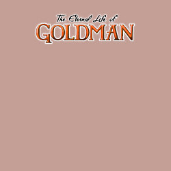 Свитшот хлопковый мужской The eternal life of goldman logotype, цвет: пыльно-розовый — фото 2