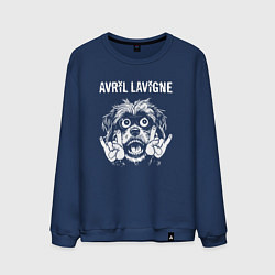 Мужской свитшот Avril Lavigne rock dog