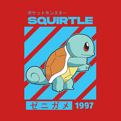 Свитшот хлопковый мужской Покемоны Сквиртл Squirtle, цвет: красный — фото 2