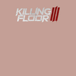 Свитшот хлопковый мужской Killing floor 3 logo, цвет: пыльно-розовый — фото 2