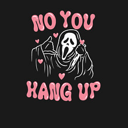 Свитшот хлопковый мужской Ghostface no you hang up, цвет: черный — фото 2