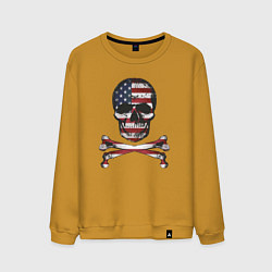 Мужской свитшот Skull USA