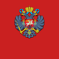 Свитшот хлопковый мужской Герб России орёл, цвет: красный — фото 2