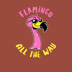 Свитшот хлопковый мужской Flamingo all the way, цвет: кирпичный — фото 2