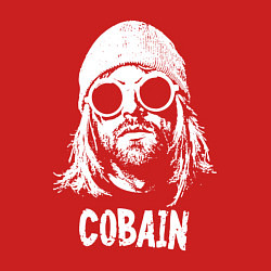 Свитшот хлопковый мужской Nirvana - Cobain, цвет: красный — фото 2