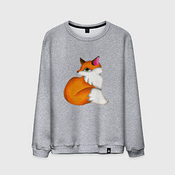 Мужской свитшот Лисичка на чиле