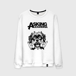 Мужской свитшот Asking Alexandria - rock dog