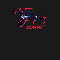Свитшот хлопковый мужской Venom, цвет: черный — фото 2