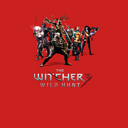 Свитшот хлопковый мужской The Witcher 3 team, цвет: красный — фото 2