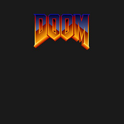 Свитшот хлопковый мужской Doom logotype, цвет: черный — фото 2