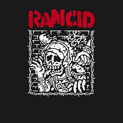 Свитшот хлопковый мужской Rancid punk rock, цвет: черный — фото 2