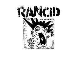 Свитшот хлопковый мужской Rancid give em the boot, цвет: белый — фото 2