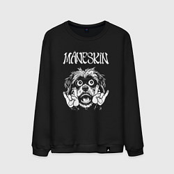 Мужской свитшот Maneskin rock dog