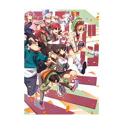 Свитшот хлопковый мужской Дандадан: Момо Аясэ, цвет: белый — фото 2