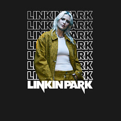 Свитшот хлопковый мужской Linkin Park Emily Armstrong, цвет: черный — фото 2