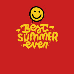 Свитшот хлопковый мужской Лучшее лето на свете, цвет: красный — фото 2