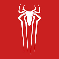 Свитшот хлопковый мужской Белая эмблема Человека-паука, цвет: красный — фото 2