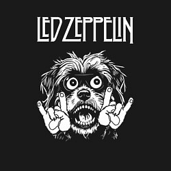 Свитшот хлопковый мужской Led Zeppelin rock dog, цвет: черный — фото 2