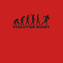 Свитшот хлопковый мужской Эволюция регби, цвет: красный — фото 2