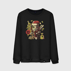 Мужской свитшот Money heist christmas
