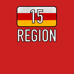 Свитшот хлопковый мужской Region 15, цвет: красный — фото 2