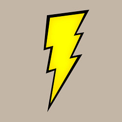 Свитшот хлопковый мужской Shazam and Black Adam logo, цвет: миндальный — фото 2